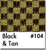 Tan and Black Checkered car floor mat